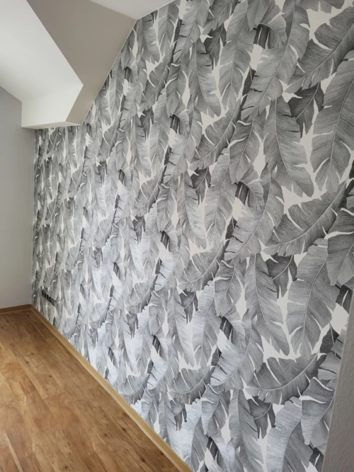 Vlies Tapete mit floralem Muster